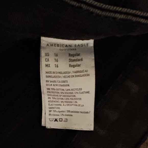 American Eagle Outfitters Women's Black Skinny Jeans - Picture 3 of 5